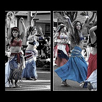 Collage2 PAGE - Parade of Belly Dancers